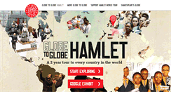 Desktop Screenshot of globetoglobe.shakespearesglobe.com