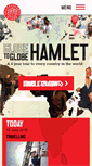 Mobile Screenshot of globetoglobe.shakespearesglobe.com